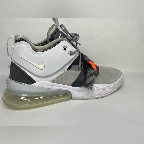 EUC Nike Air Force 270 Wolf Grey Sail White Sneaker Shoes AH6772 002 Size 13 Men - Picture 6 of 11